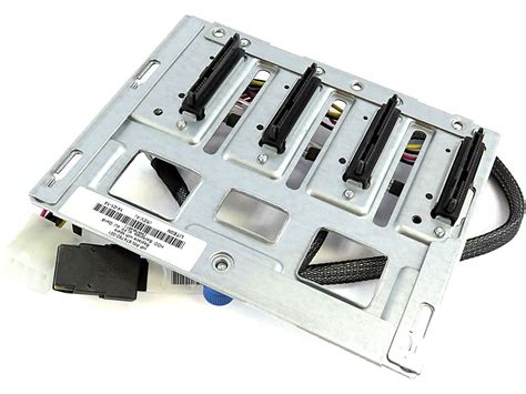 HPE 4 Bay LFF Non Hot Plug Hard Drive Backplate And Mini SAS To SATA Cable Assembly 674789 B21