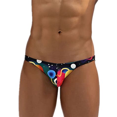 Seobean Bikini Sexy Para Hombre Ba Ador Corto De Cintura Baja Para J Venes Traje De