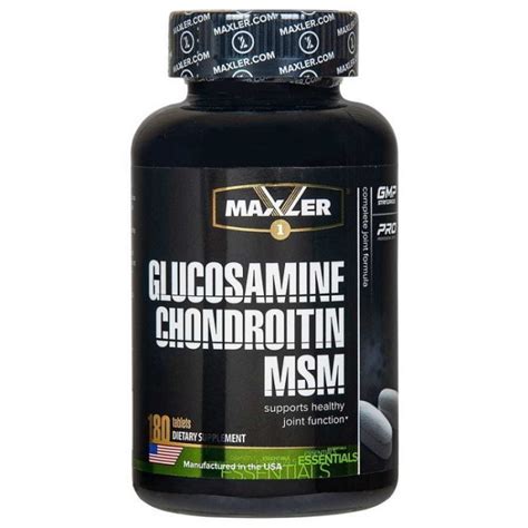 Maxler Glucosamine Chondroitin MSM (90табл) — Спортивное питание в ...