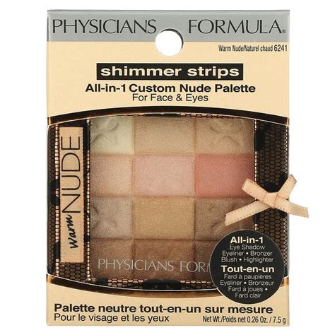 Physicians Formula Shimmer Strips All In 1 Custom Nude Palette Warm