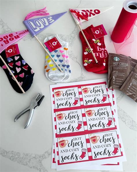 Hot Chocs And Cozy Socks Printable
