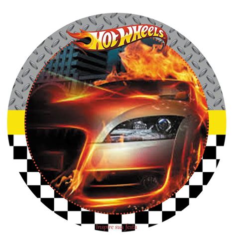Hot Wheels Free Printable Festa Hot Wheels Para Imprimir Hotwheels Birthday Party Car