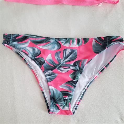 Swim Nwt Adorable Spaghetti Strap Printed Bikini Poshmark