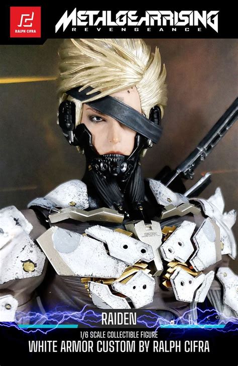 Hot Toys Raiden White Armor Custom By Ralph Cifra Metal Gear Rising Hot Toys Visual Artist