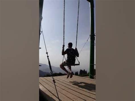 Качели над пропастью (небесные качели) в горах Алматы. - YouTube