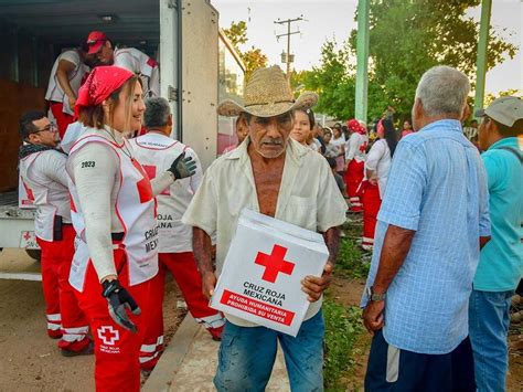 Cruz Roja Mexicana Llama A Seguir Con El Apoyo Para Damnificados De