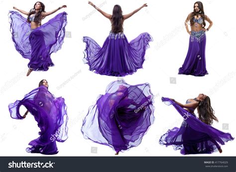 Collection Lovely Brunette Dancing Belly Dance Stock Photo 417764029 Shutterstock