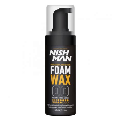 Nish Man Espuma Fijadora Foam Wax - Extravagante Barber