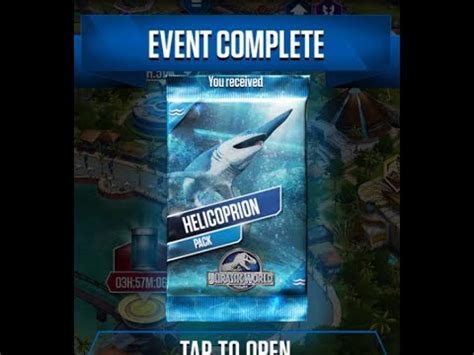 RECEIVED HELICOPRION PACK II Jurassic World The Game II Dinosaurs Game