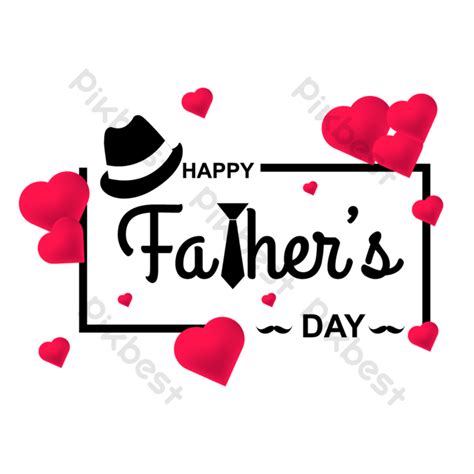 Happy Fathers Day Vector PNG PNG Images | AI Free Download - Pikbest