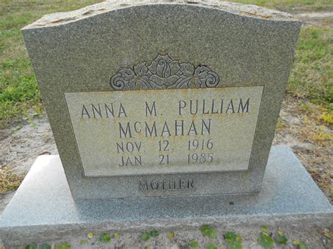 Anna Mae Collins McMahan 1916 1985 Find A Grave Memorial