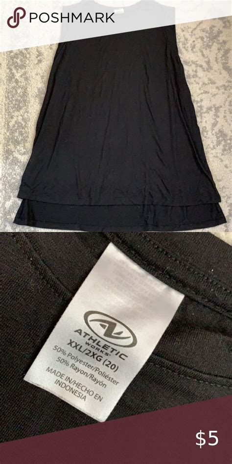 Sleeveless Workout Tunic Xxl