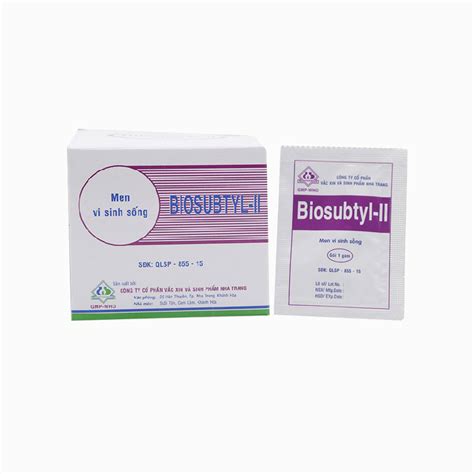 Men vi sinh trị tiêu chảy Biosubtyl-II Hộp 25 gói - Nhà Thuốc VIVITA