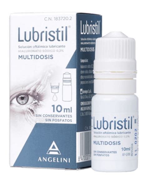 Lubristil Solucion Oftalmica Lubricante 1 Envase Multidosis 10 Ml