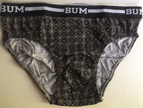 Mens Vtg Bum Equipment Bikini Lowrise Brief Large Pat Gem
