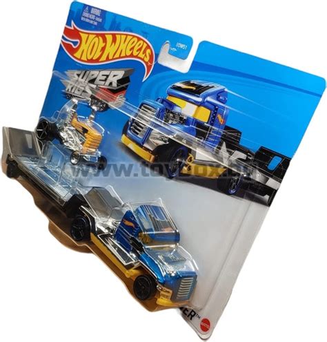 Метален камион влекач Hot Wheels Super Rigs Steel Power
