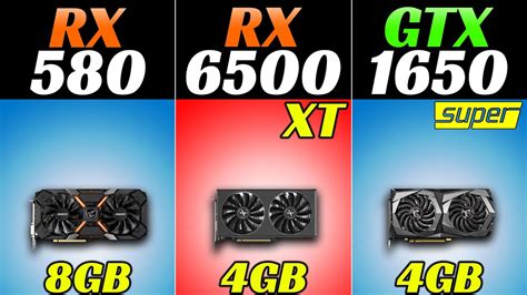 Rx 580 Vs Rx 6500 Xt Vs Gtx 1650 Super 1080p Gaming Benchmarks Youtube