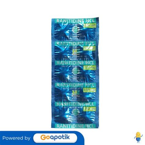 Jual Ranitidine Hexpharm 150 Mg Strip 10 Tablet Shopee Indonesia