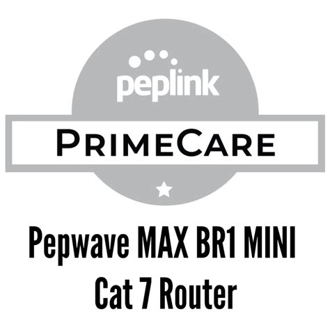 Pepwave Max Br1 Mini Cat 7 Lte Router Primecare Subscription Technorv