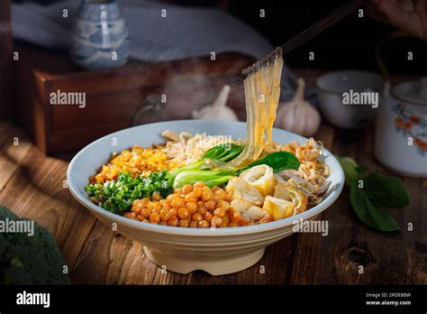 Hot And Sour Rice Noodles Stock Photo Alamy