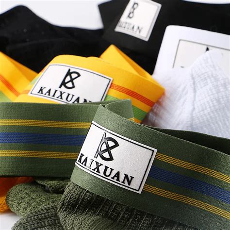 Gay Pride arc en ciel Funny Sport taille haute logo personnalisé Young Mens Long Big Bulge Pouch