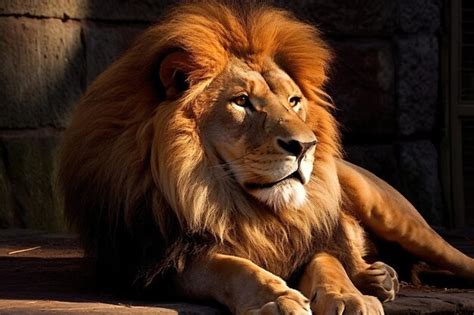 Premium AI Image | king lion
