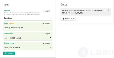 chemical formats documentation