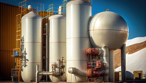 Premium Ai Image Pressure Vessels And Process Piping In The Industrial