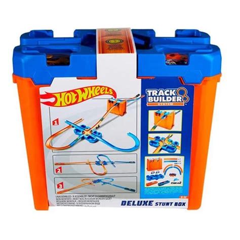 Caixa De Hot Wheels - Hot Wheels Track Builder Caixa de Manobras Deluxe GGP93 - MATTEL ...