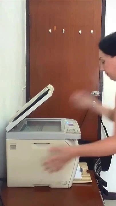 Must See Moment From Sexretary Secretary Scans Boobs And Pussy On Mfp In Office Xhamster