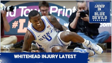 Dariq Whitehead Injury Latest Duke Blue Devils Podcast Youtube