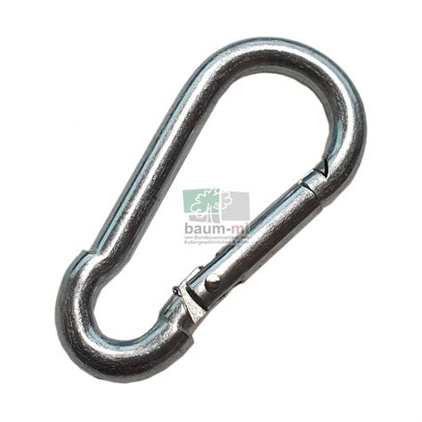 Karabiner DIN 5299 Form-C, verzinkt