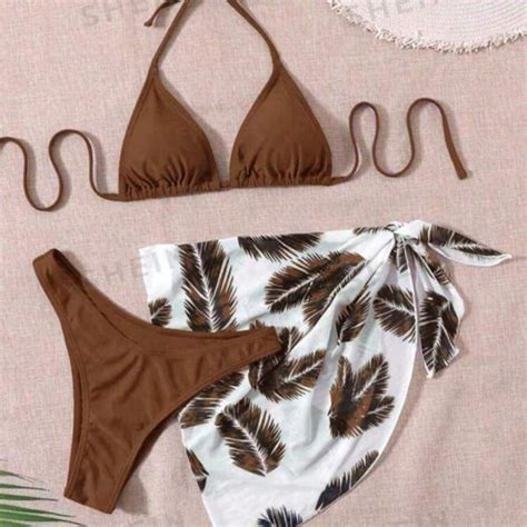 Block Bikini With Padded Wing Delta Summer Beach Promotion شي إن
