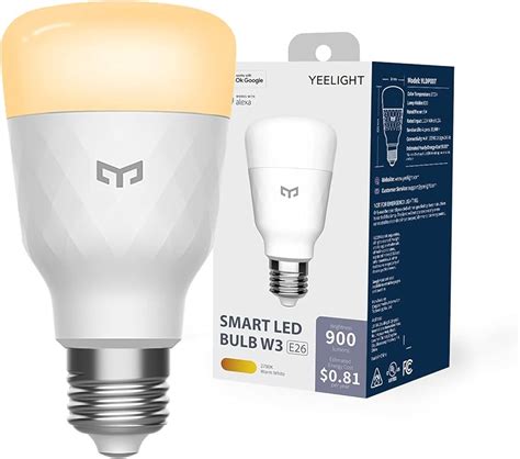 Умная LED-лампочка Yeelight Smart LED Bulb W3(White) YLDP007 купить ...