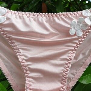 Vintage Silky Satin Panties Shiny Pink Nylon Bikini Sissy Etsy