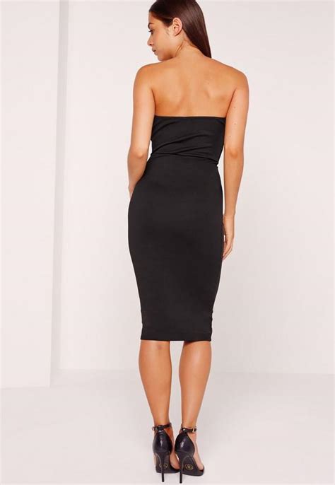 Robe Bustier Noir Marina Mode