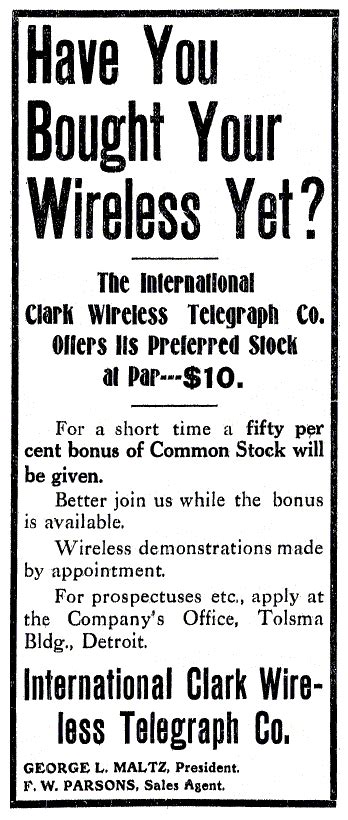 Ads By Wireless 1906