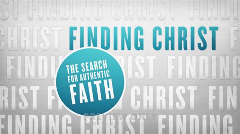 Finding Christ Title Graphics Igniter Media