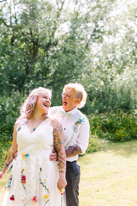 Same Sex Wedding Photographer At The Waterside Venue Shell Amileigh