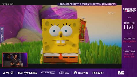 Spongebob Squarepants Battle For Bikini Bottom Rehydrated Gamescom Gameplay Stream