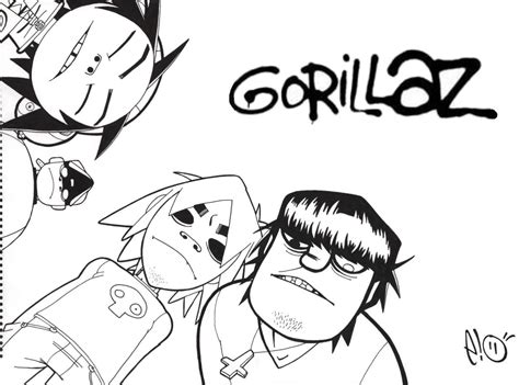 Gorillaz Hd Wallpaper Cartoon Music Vibes
