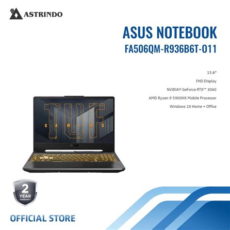 Jual Asus Tuf Gaming Fa506qm R936b6t O11 Graphite Black Shopee