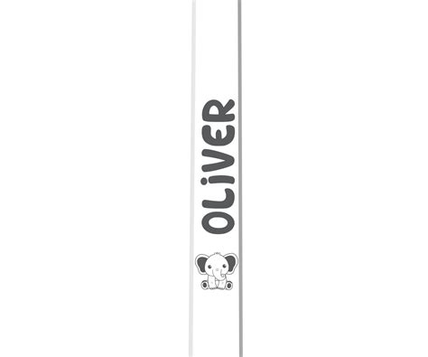 Personalized Elephant 48 Kids Junior White Pool Cue
