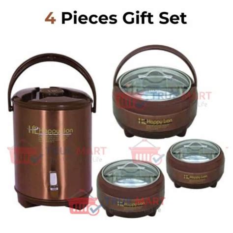 Happy Lion Pcs Gift Pack Hot Pot Water Cooler Set Vol True Mart Pk