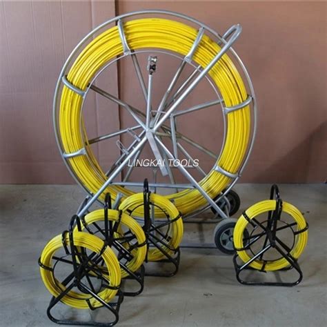 Yellow Underground Cable Tools Traceable Rodder Without Trenching Digging