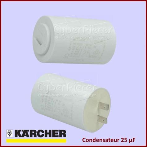 Condensateur 25MF Karcher 90850130 Pour Composant Electriques Composant