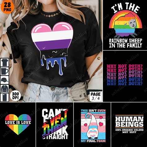 PNG LGBTQ Bundle LGBT Png Pride Png Gay Pride Png Lgbt Quotes Png Rainbow Png Gay Png