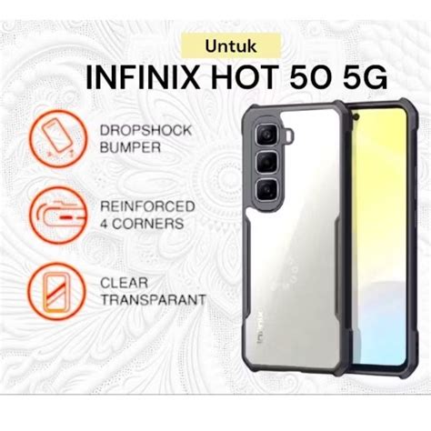 Jual Soft Case Fusion Armor Transparan Infinix Smart Hot I G