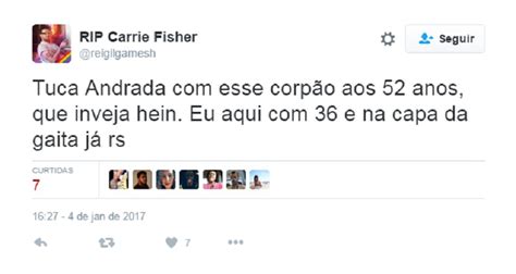 Primeiro nude do ano Suposta foto íntima de Tuca Andrada agita web Vírgula