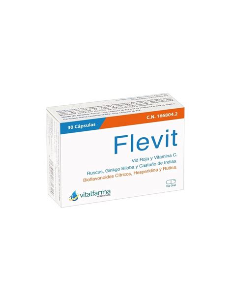 Vitalfarma Flevit 30 Cápsulas